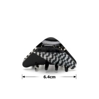 Заколка-краб для волос из французского пластика (10111) вариант 01