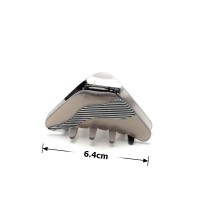 Заколка-краб для волос из французского пластика (10112) вариант 04