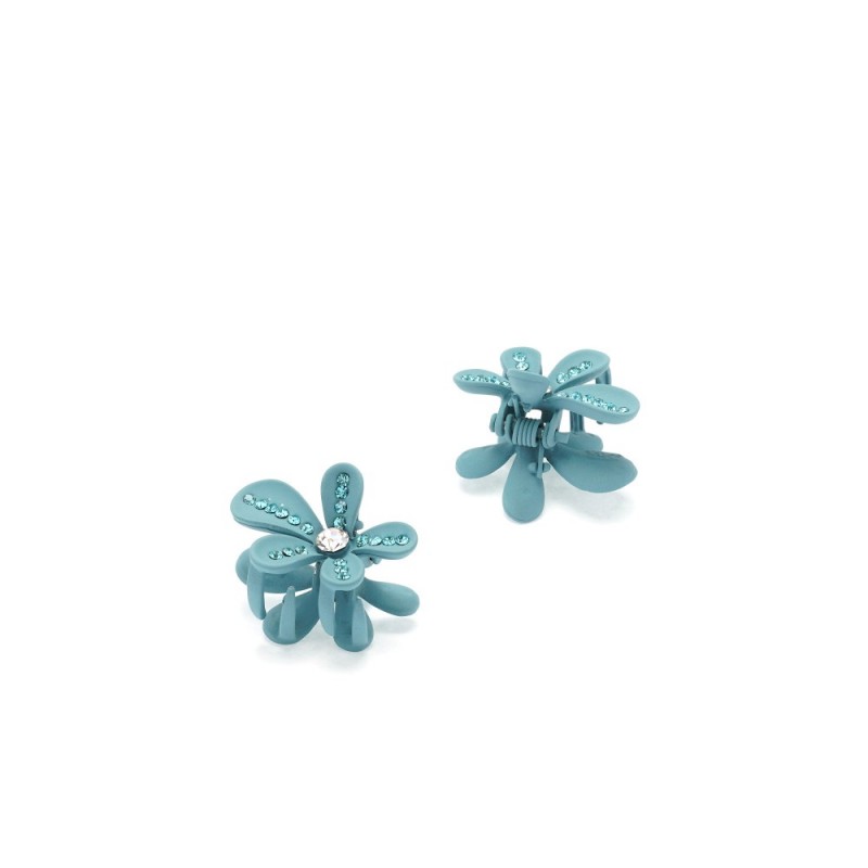 Заколка-краб для волос из металла матовая (15778) вариант 04