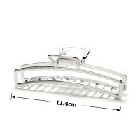 Заколка-краб для волос из металла 11.4см (23228) вариант 01