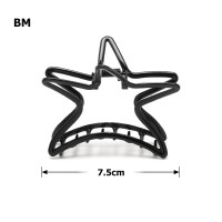 Заколка-краб для волос из металла 7.5см (27127) вариант 04
