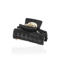 Заколка-краб для волос пластиковая со стразами (10087) вариант 03