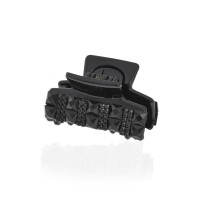 Заколка-краб для волос пластиковая со стразами (10560) вариант 03