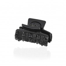 Заколка-краб для волос пластиковая со стразами (10560) вариант 03