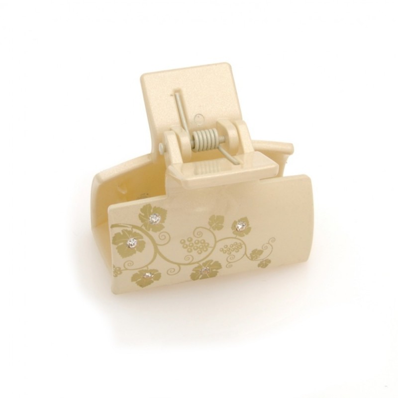 Заколка-краб для волос пластиковая 5.1см (11307) вариант 01