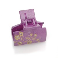 Заколка-краб для волос пластиковая 5.1см (11307) вариант 04