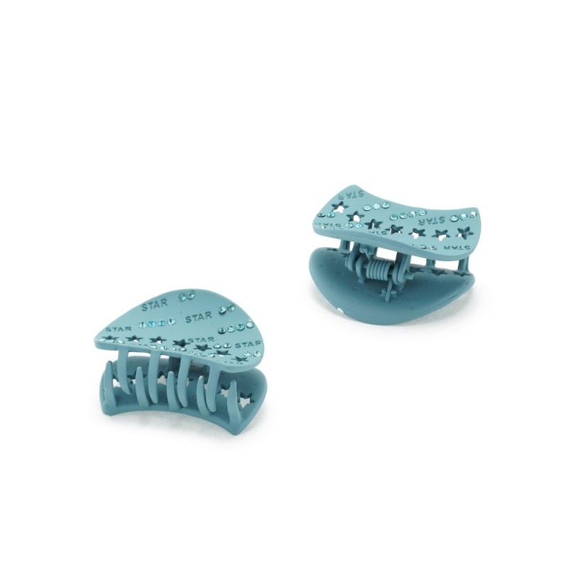 Заколка-краб для волос из металла матовая (15781) вариант 04