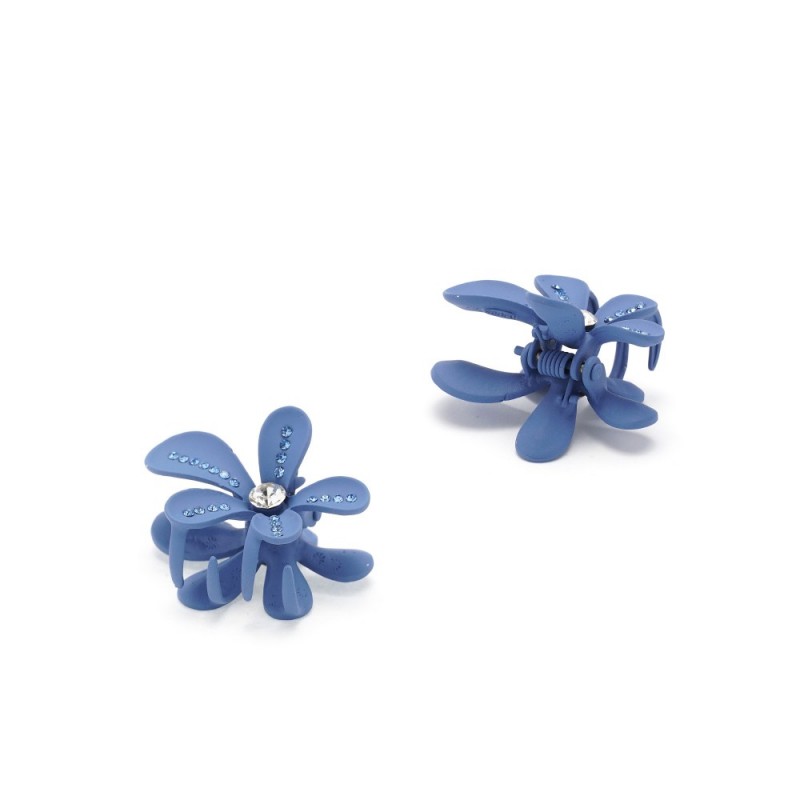 Заколка-краб для волос из металла матовая (15782) вариант 05