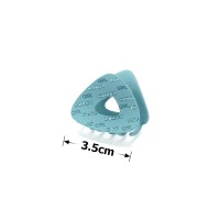 Заколка-краб для волос из металла матовая (15783) вариант 04