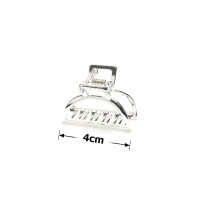 Заколка-краб для волос из металла 4см (15785) вариант 01