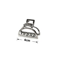 Заколка-краб для волос из металла 4см (15785) вариант 03