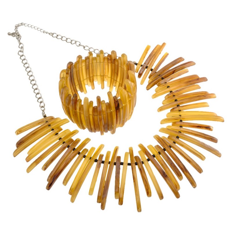 Набор из браслета и подвески на шею (7960) вариант 02