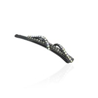 Заколка-невидимка металлическая со стразами 6.2см (3805) вариант 02