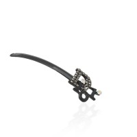 Заколка-невидимка со стразами 6.8см (3808) вариант 03