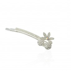 Заколка-невидимка для волос с жемчугом Вишня (7455) вариант 01