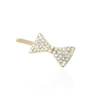 Заколка-невидимка металлическая со стразами 5.8см (11908) вариант 05