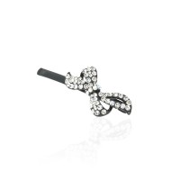 Заколка-невидимка металлическая со стразами (9424) вариант 06