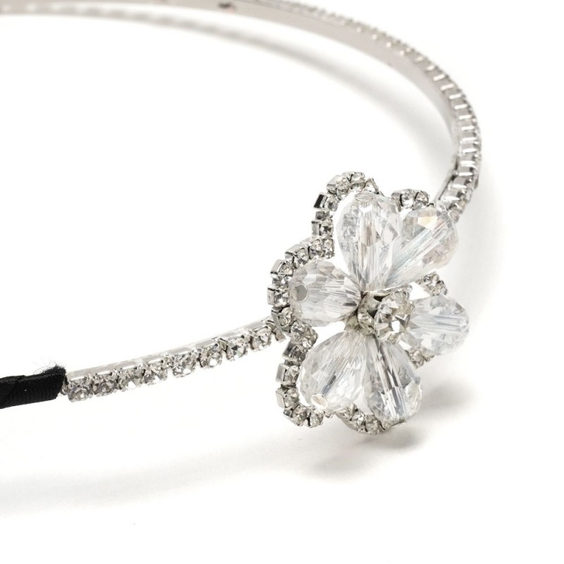 Обруч для волос с украшением из страз (10950)