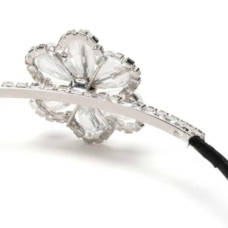 Обруч для волос с украшением из страз (10950)