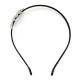 Обруч для волос с украшением из страз (12570) вариант 01