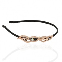 Обруч для волос с украшением из страз (13029) вариант 03