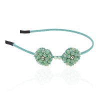 Обруч для волос с украшениями из страз (10605) вариант 01