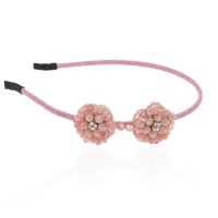 Обруч для волос с украшениями из страз (10605) вариант 02