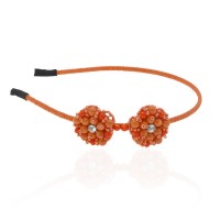 Обруч для волос с украшениями из страз (10605) вариант 03