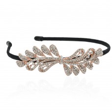 Обруч для волос с украшением из страз (12574)