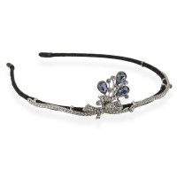 Обруч для волос с украшением из страз (14112) вариант 05