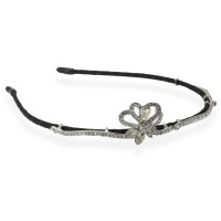 Обруч для волос с украшением из страз (14115) вариант 01