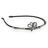 Обруч для волос с украшением из страз (14115) вариант 05