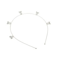 Обруч для волос с украшением из страз (14543) вариант 01