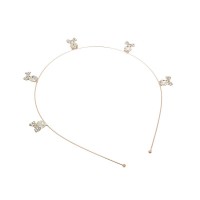 Обруч для волос с украшением из страз (14543) вариант 03