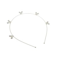 Обруч для волос с украшением из страз (14544) вариант 01