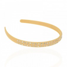 Обруч для волос пластиковый со стразами (2539.1) вариант 10