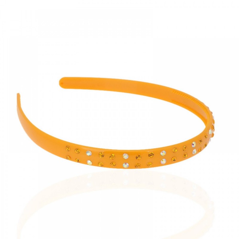 Обруч для волос пластиковый со стразами (2539.1) вариант 13