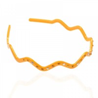 Обруч для волос пластиковый со стразами (2540.2) вариант 15