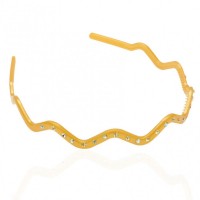 Обруч для волос пластиковый со стразами (2540.2) вариант 16