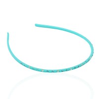 Обруч для волос пластиковый со стразами (2434.2) вариант 10