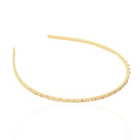 Обруч для волос пластиковый со стразами (2434.2) вариант 03