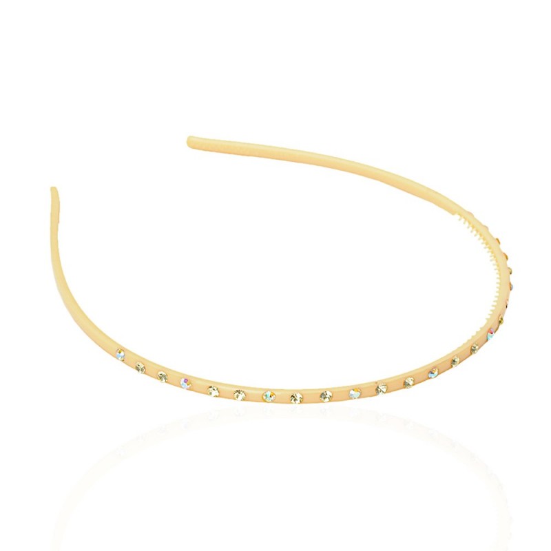 Обруч для волос пластиковый со стразами (2434.2) вариант 03