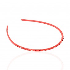 Обруч для волос пластиковый со стразами (2434.2) вариант 04