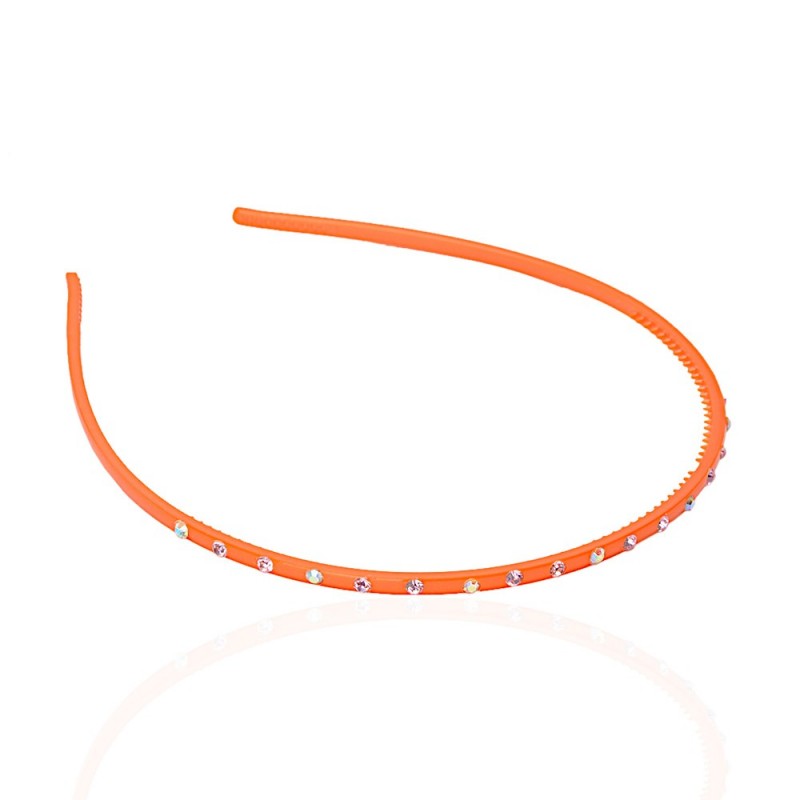 Обруч для волос пластиковый со стразами (2434.2) вариант 05