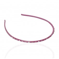 Обруч для волос пластиковый со стразами (2434.2) вариант 07