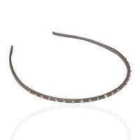 Обруч для волос пластиковый со стразами (2434.3) вариант 11