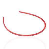 Обруч для волос пластиковый со стразами (2434.3) вариант 12