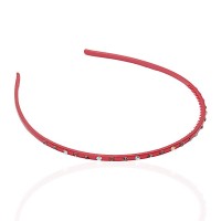 Обруч для волос пластиковый со стразами (2434.3) вариант 03