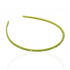 Обруч для волос пластиковый со стразами (2434.3) вариант 05