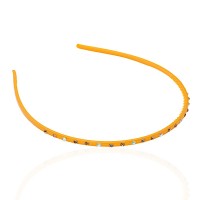 Обруч для волос пластиковый со стразами (2434.3) вариант 08